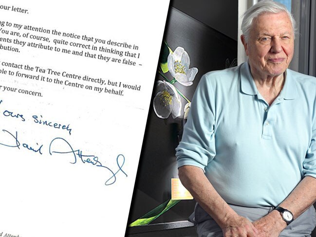 Bee accurate! Sir David Attenborough intervenes in toilet art row