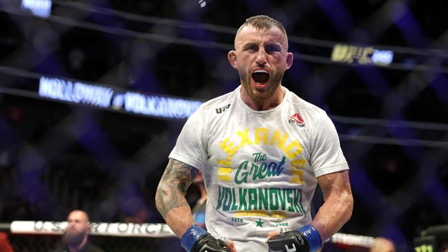 Alexander Volkanovski is a world champion after switching from NRL. Picture: Getty