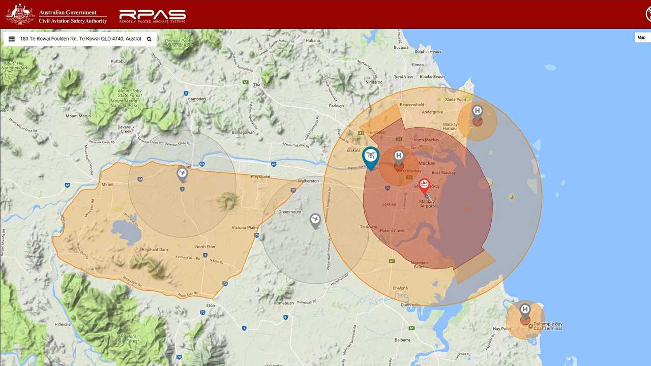 Drone safe to fly sales map