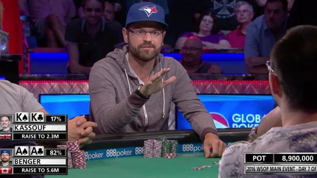 Griffin Benger blows up at William Kassouf.