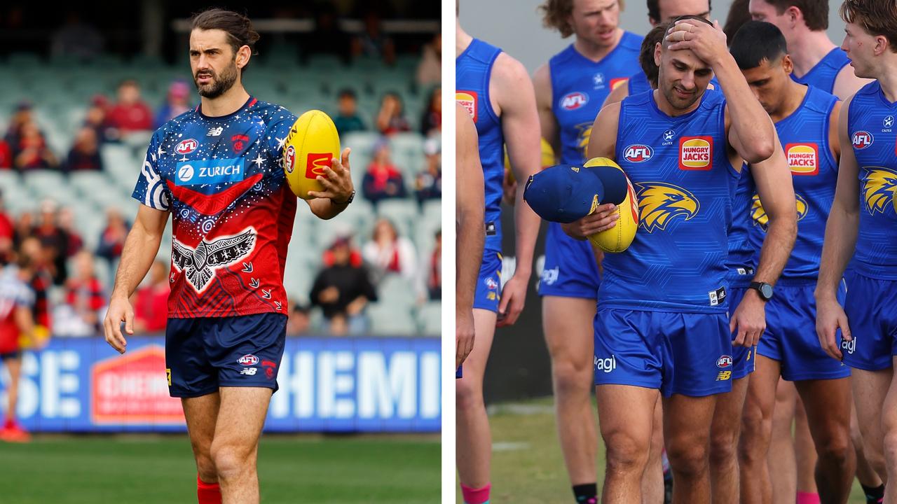 Brodie Grundy and Dom Sheed.