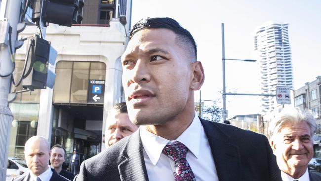 Former Wallaby Israel Folau. Picture: John Feder