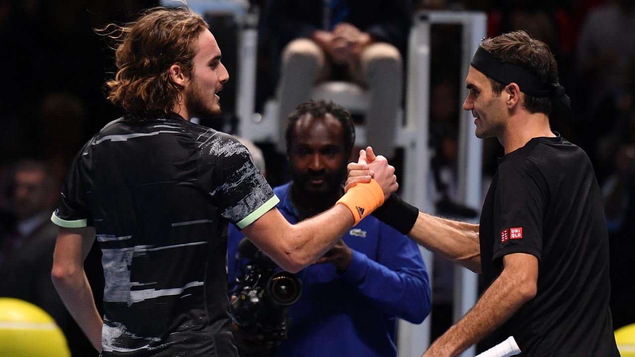 ATP tennis finals results: Stefanos Tsitsipas defeats Roger Federer ...