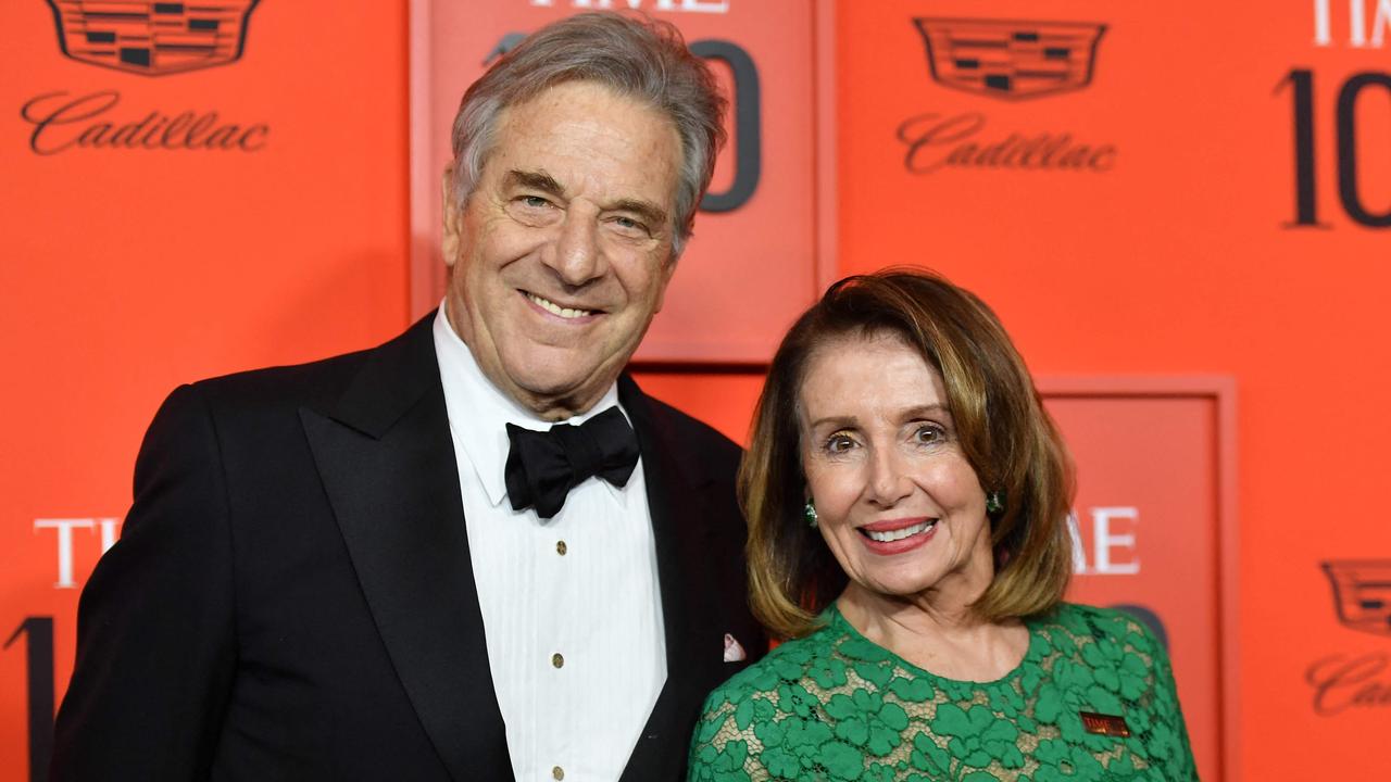 US Speaker of the House of Representatives Nancy Pelosi (R) and husband Paul Pelosi. Picture: Angela Weiss/AFP