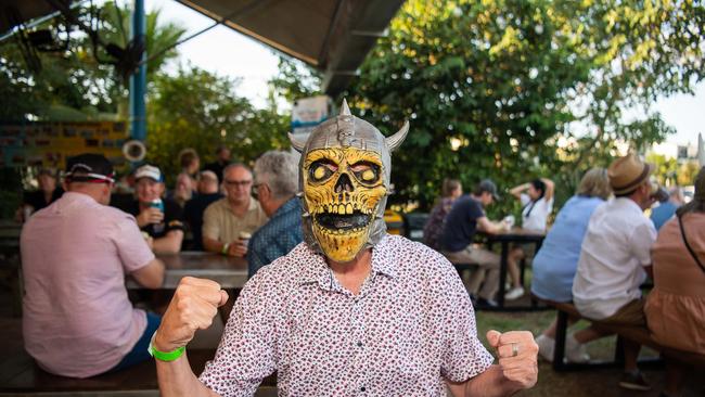 Liam Oriordan at the 2023 Dinah Beach Yacht Club Viking Funeral. Picture: Pema Tamang Pakhrin