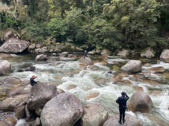 Woman rescued after getting into trouble at Far North river