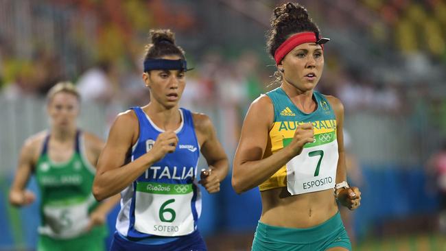 Chloe Esposito in action in Rio. Picture: AFP Photo