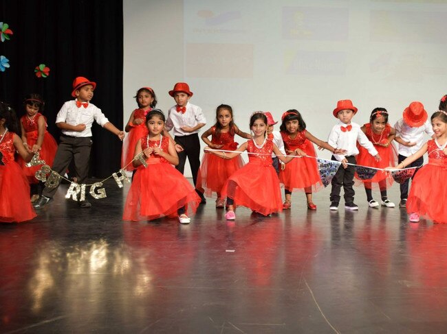 Children perform onstage as part of a recent AMA event. Image: Alice Springs Malayalee Association