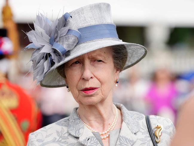 Princess Anne meets at a charity event for the National Lifeboat Institution in May. Picture: AFP