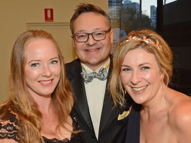 Froniga Riani, Reg Williams and Denise O’Reilly at Gold Coast Sports Awards dinner at QT Resort, Surfers Paradise. Picture: Regina King