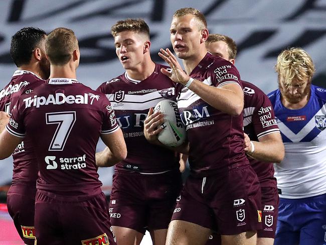 No player is more important to Manly’s hopes than fullback Tom Trbojevic. Picture: AAP Image/Brendon Thorne