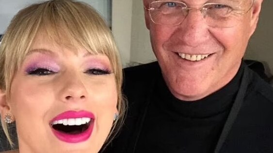 Taylor Swift and her father Scott Swift. Picture: Supplied