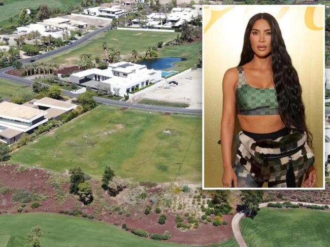 Building permits for Kardashian’s spaceship-shaped dream home in Palm Springs were not marked approved by the June 29th deadline. Picture: Kim Kardashian /Instagram / Getty