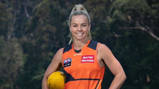 AFLW draftee Emily Goodsir will start pre-seaosn with the Giants this week.