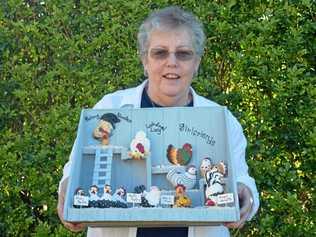 PROUD WINNER: Fay Andrews with her international prize-winning cookie display. Picture: Josh Preston