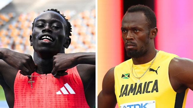 Gout Gout has opened up about the Usain Bolt comparisons. Image: Getty