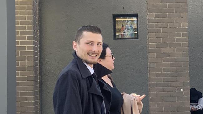 Jordan Wilson, 29, fronted Sutherland Local Court on Tuesday where he was sentenced for assault occasioning actual bodily harm. Picture: Elizabeth Pike