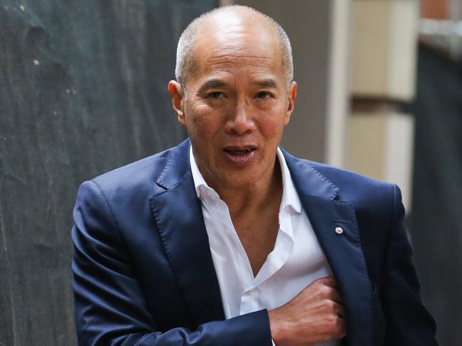 Neurosurgeon Charlie Teo arrives for a Health Care Complaints Commission Professional Standards Committee inquiry on Tuesday. Picture: NCA Newswire