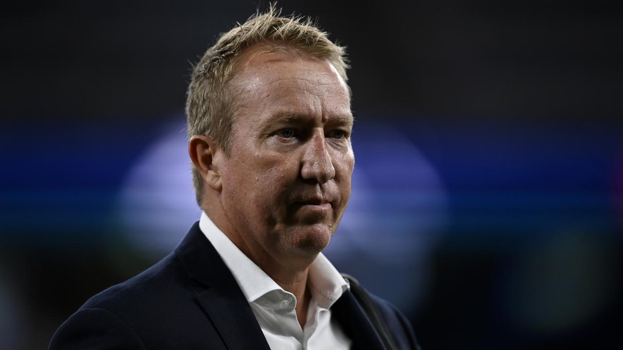 Trent Robinson wasn’t happy after the Roosters’ loss to the Storm.