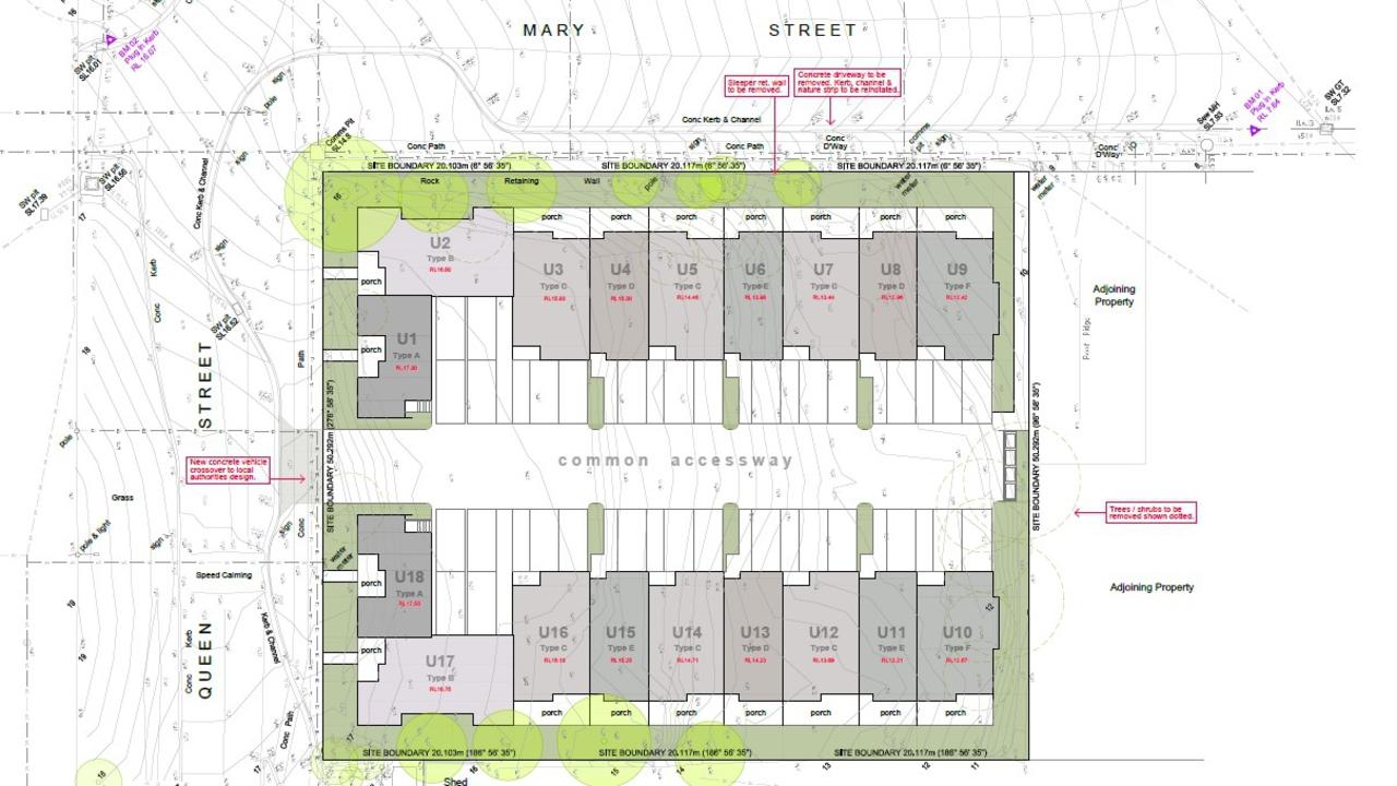 Plans for the new St James Terrace units at Yeppoon. Renders by Alive!3D.