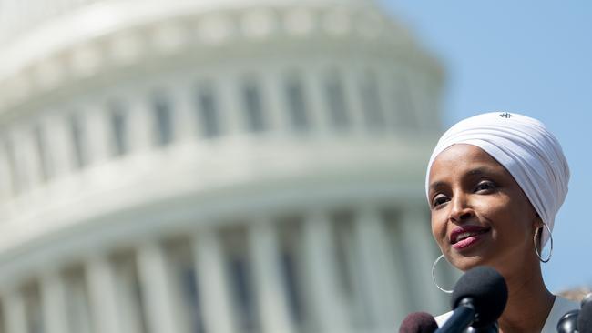 US Representative Ilhan Omar: Islamic anti-semitism is the most potent form of this type of hatred. Picture AFP.