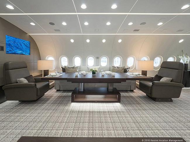 A glimpse of the luxury furniture. Picture: Kestrel Aviation Management