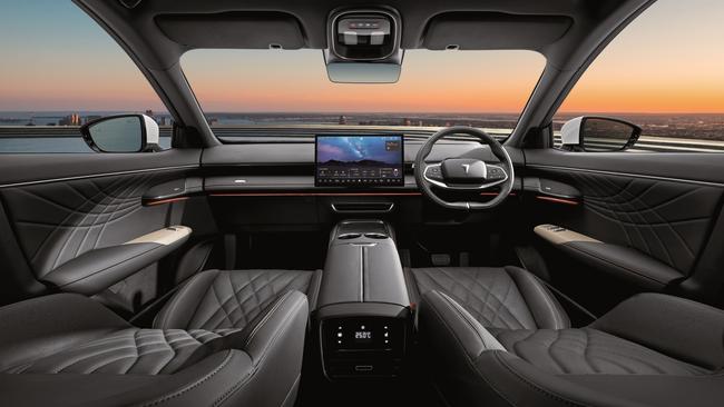 Interior of the DEEPAL 07 SUV launching in Australia later this year. Picture: Supplied