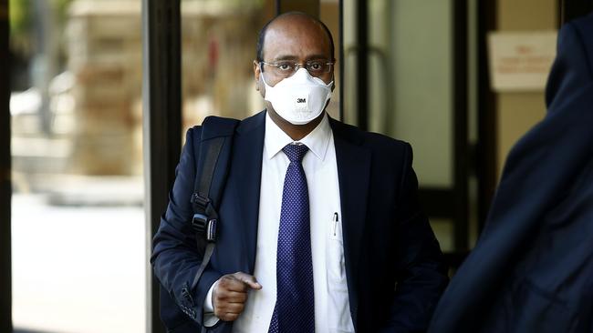 Vijay Kumar leaves court after receiving a sentence. Picture: John Appleyard