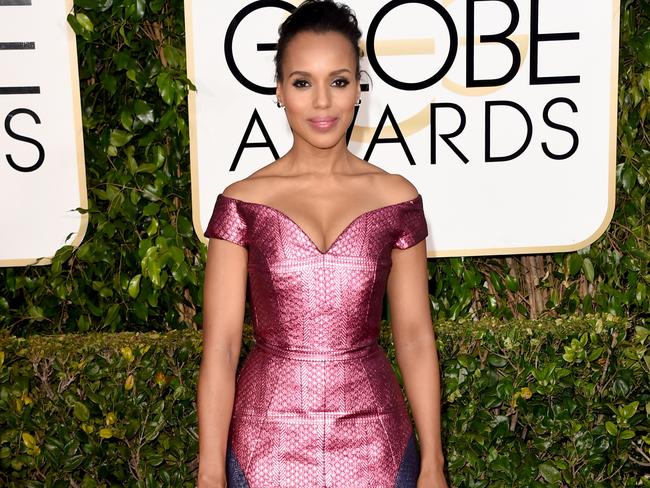 Kerry Washington’s metallic number wasn’t a winner.