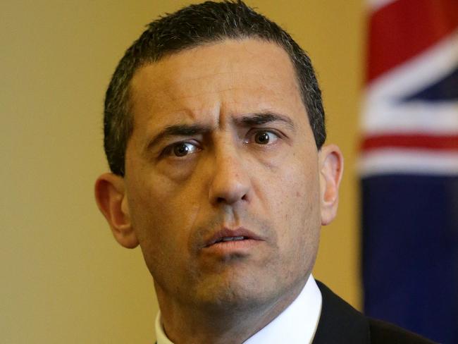 South Australian Treasurer Tom Koutsantonis. holds a press conference to apologies for language he used towards to public servants during the controversial Gillman land deal and which the South AustraliaÕs ICAC has found maladministration.