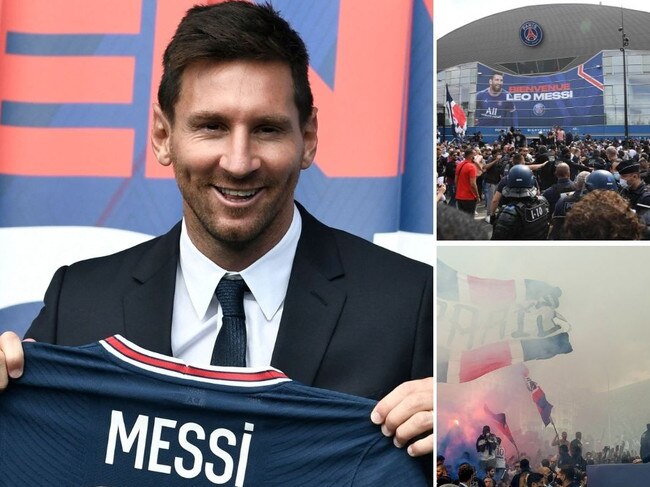 Lionel Messi sent PSG fans into a frenzy.