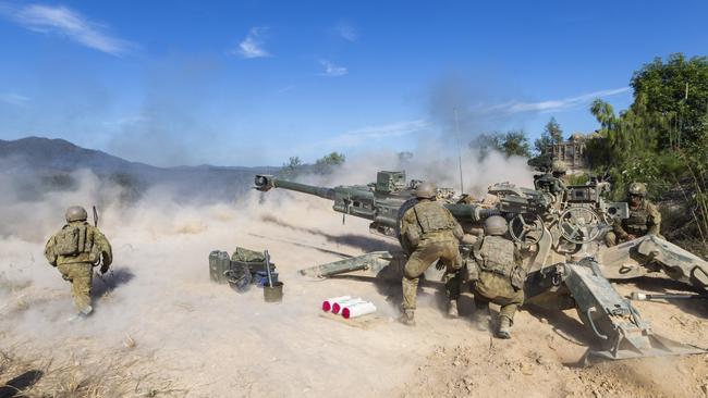 Defence personnel train at Shoalwater Bay. The Premier has called on Pauline Hanson to do more to stop the Defence Force’s acquisition of farming land in the area.