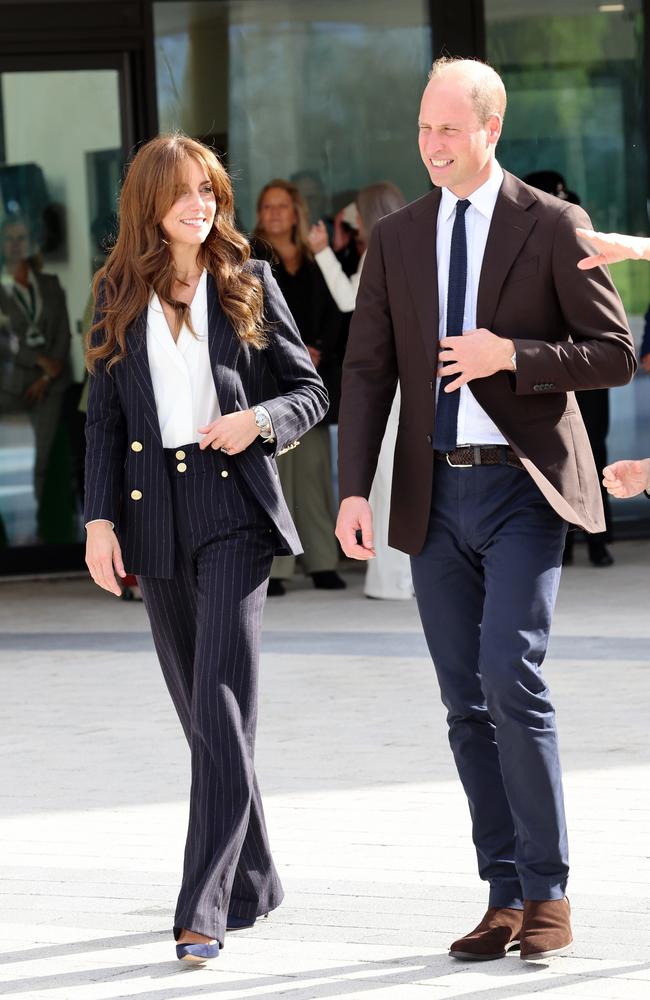 The royal couple received a rapturous welcome at Fitzalan High School as they celebrated the beginning of Black History Month. Picture: Chris Jackson/Getty Images