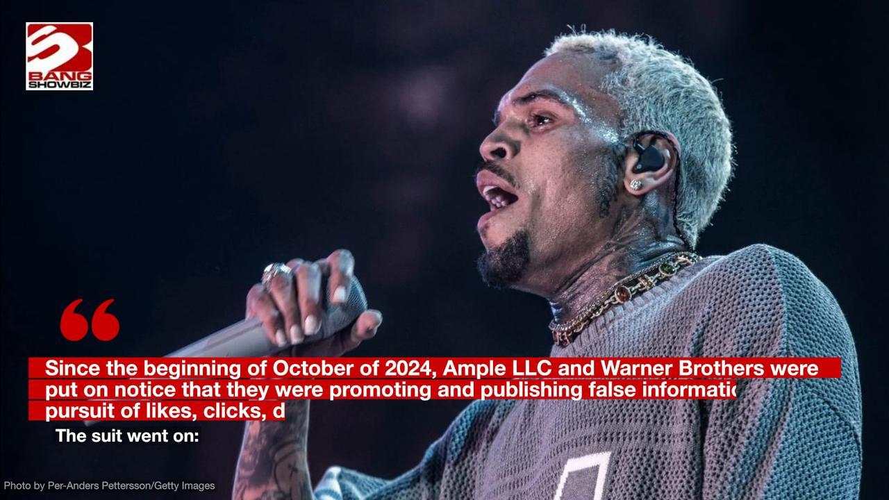 Chris Brown has sued Warner Bros for $500m over Chris Brown: A History of Violence