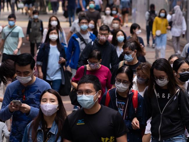 Hong Kong's decision to descend deeper into isolation as rivals reopen is causing consternation at multinationals who see no end to a strategy imposed by a leadership beholden to Beijing. Picture: AFP