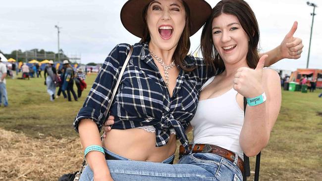 Vic Clarke and Caitlin Hall at Lighthouse Country Music Festival, Burnett Heads. Picture: Patrick Woods.