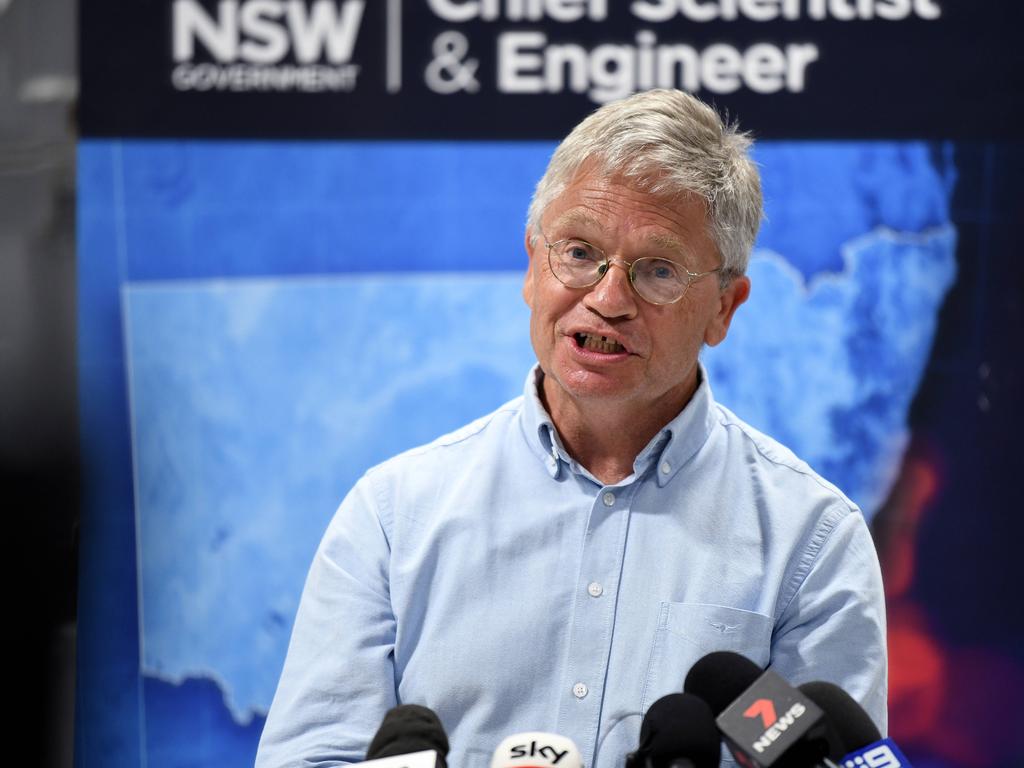 NSW Chief Scientist &amp; Engineer Professor Hugh Durrant-Whyte handed the report to the government in December. Picture: NCA NewsWire/Bianca De Marchi