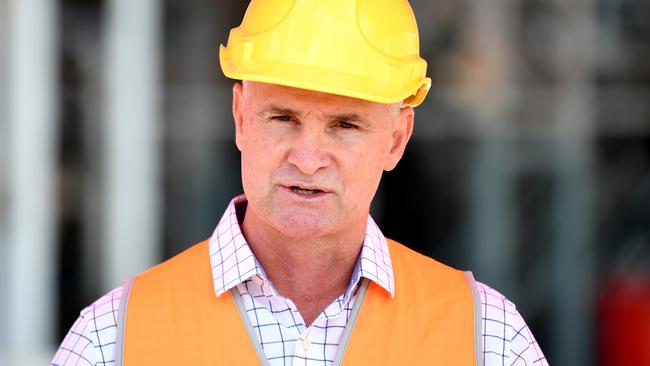 Minister for Water Glenn Butcher said repair works to the Isisford Weir would support about 10 local jobs and pump $1.2 million into the economy. Picture: Dan Peled