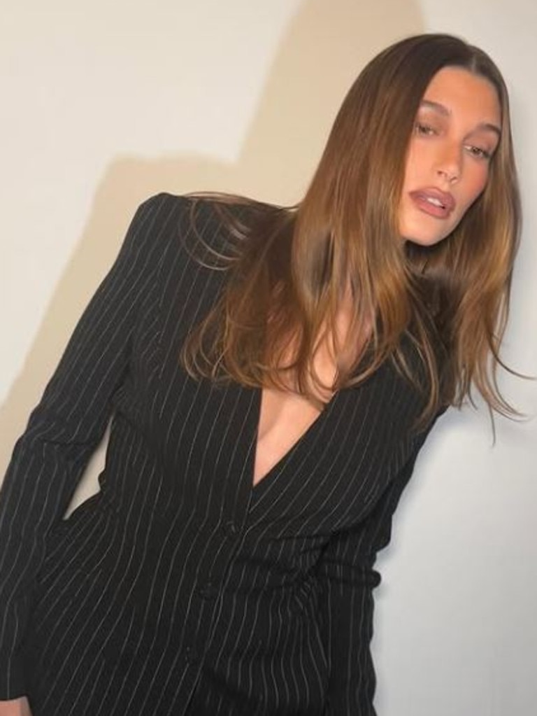 Hailey Bieber has just signed a billion-dollar deal for her trendy beauty brand Rhode, Picture: Instagram/HaileyBieber