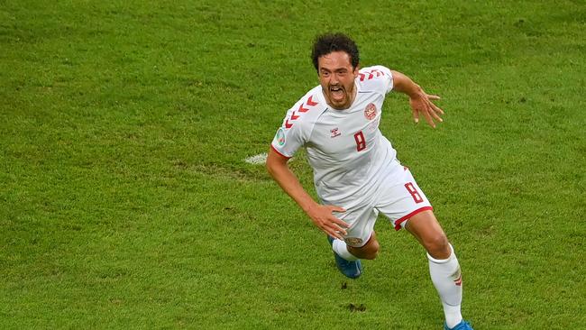 Denmark's midfielder Thomas Delaney. Picture: AFP