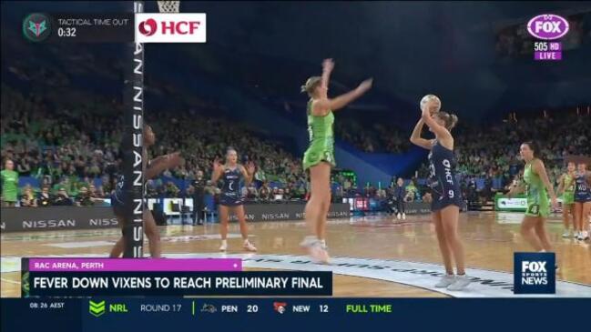 West Coast Fever down Melbourne Vixens to keep GF hopes alive