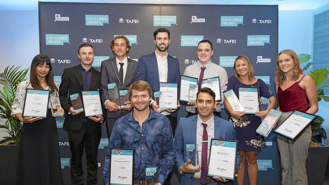 AWARD WINNER: TAFE NSW Coffs Harbour student Taeko Iizuka (far left) with fellow award recipients.