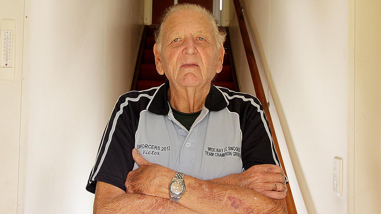 Retired railway worker Victor Olsen. Photo: Robyne Cuerel / Fraser Coast Chronicle