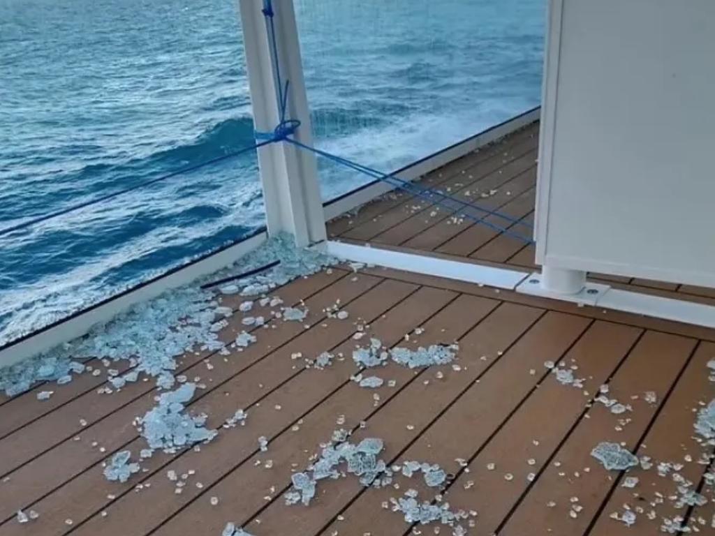 A passenger on board a cruise ship died in a storm which saw 100 more people injured, a report has found. Photo: Saga Boutique cruising