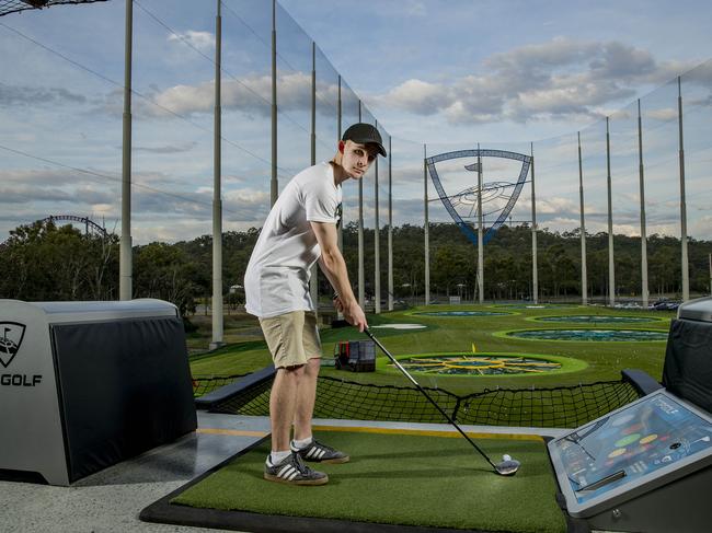 Whack away your troubles of 2018 at TopGolf New Year’s Eve. Picture: Jerad Williams