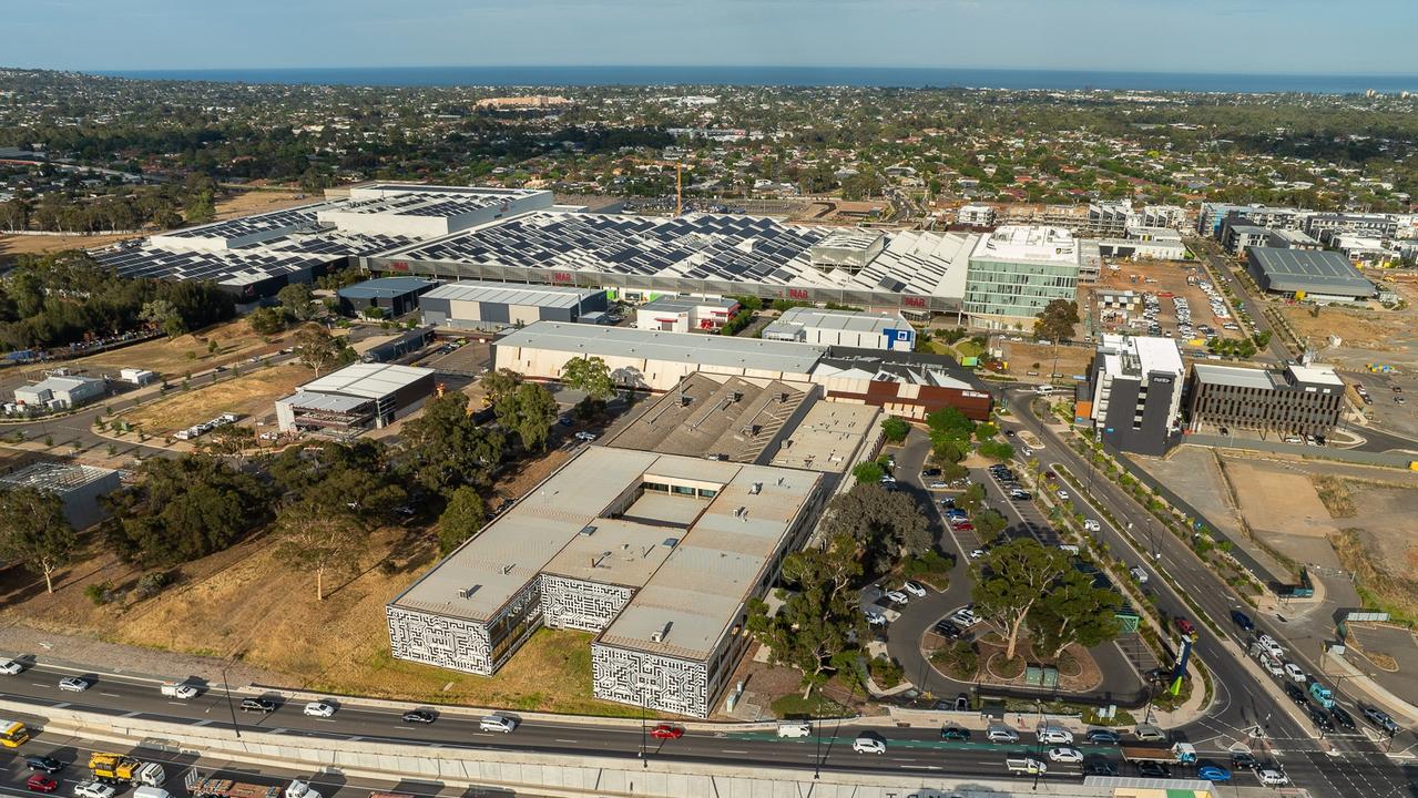 The well-known 'Aztec' building at the Tonsley Innovation District in Adelaide is being opened up for development, with the state government now seeking expressions of interest. Picture: Planning Department