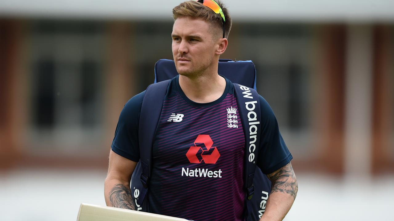 Jason Roy is racing to be fit for Sunday’s match against India.