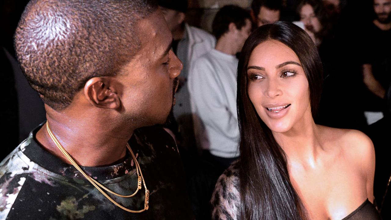 Kim and Kanye circa 2016. Picture: AFP
