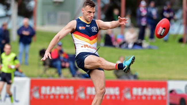 Brodie Smith in action in the SANFL on Saturday. Picture: Tom Huntley