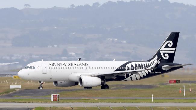 An Air New Zealand plane at Auckland Airport. Picture: Getty Images.